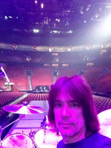 Selfie at Montreal Bell Centre soundcheck